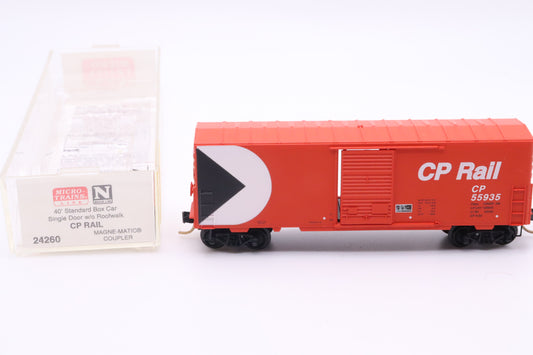 MTL-24260 - 40' Standard Boxcar Single Door w/o Roofwalk - Canadian Pacific - CP-55935