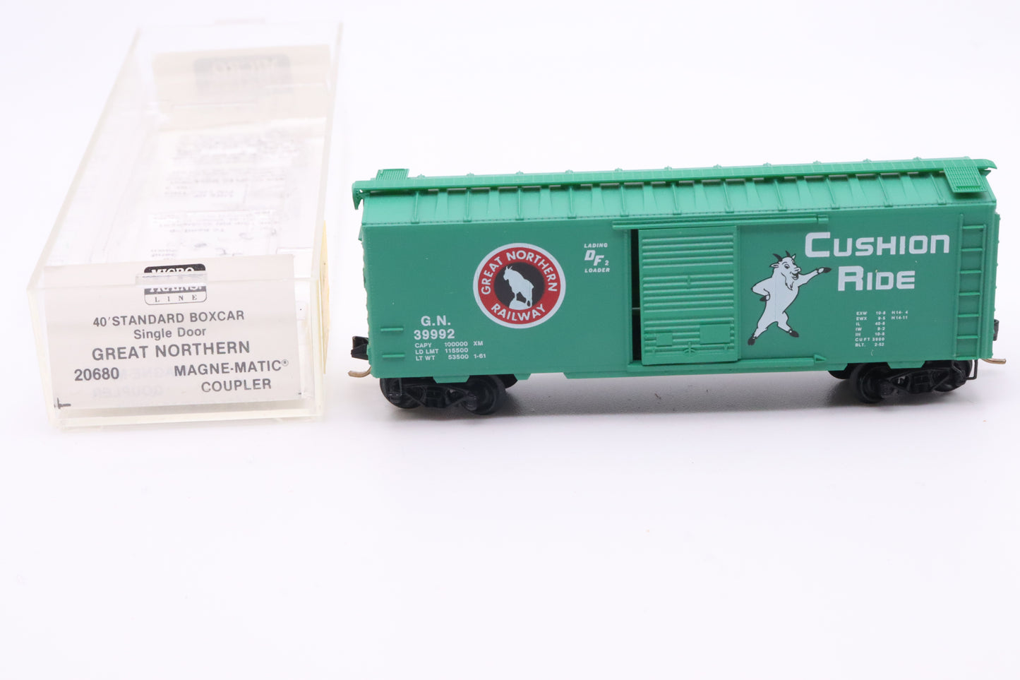 MTL-20680 - 40' Standard Box Car, Single Door - Great Northern - GN-39992