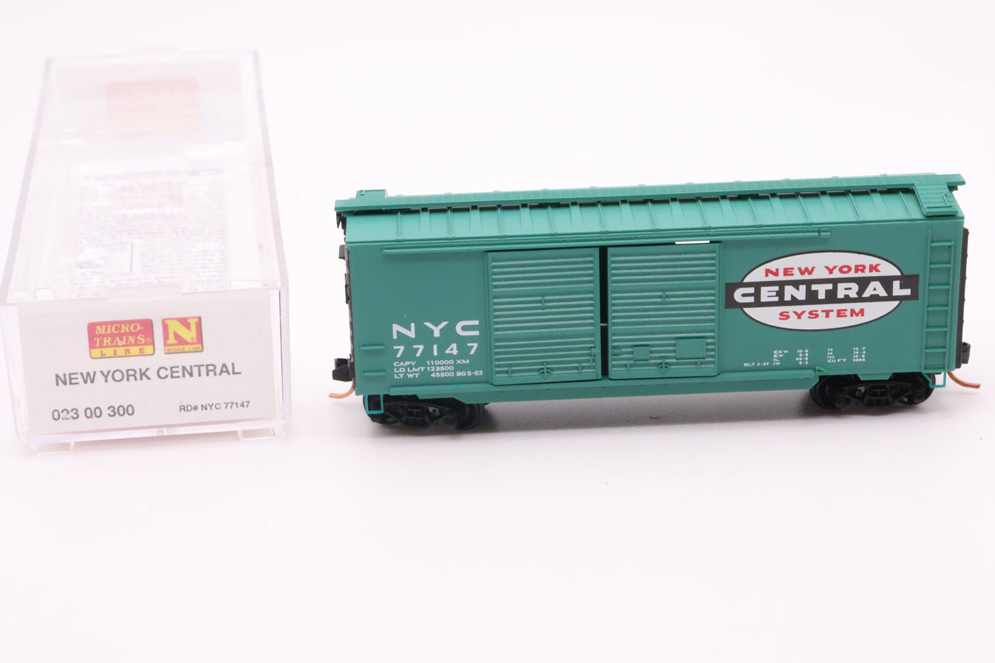 MTL-023 00 300 - 40' Standard Box Car, Double Doors - New York Central - NYC #77147