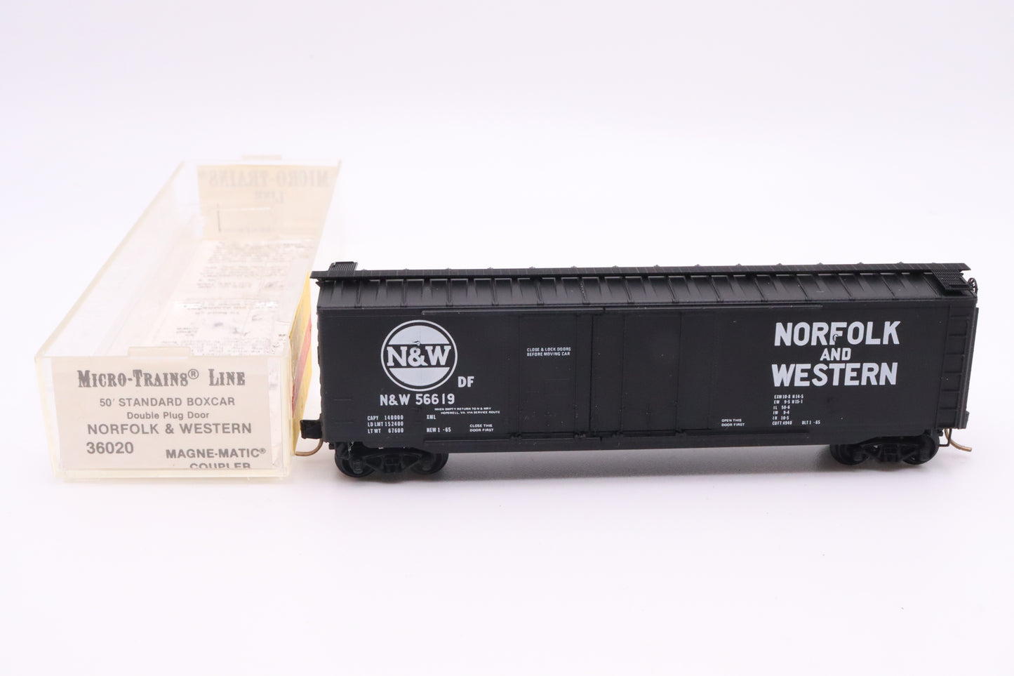 MTL-36020 - 50' Standard Box Car, Double Plug Doors - Norfolk & Western - N&W #56619