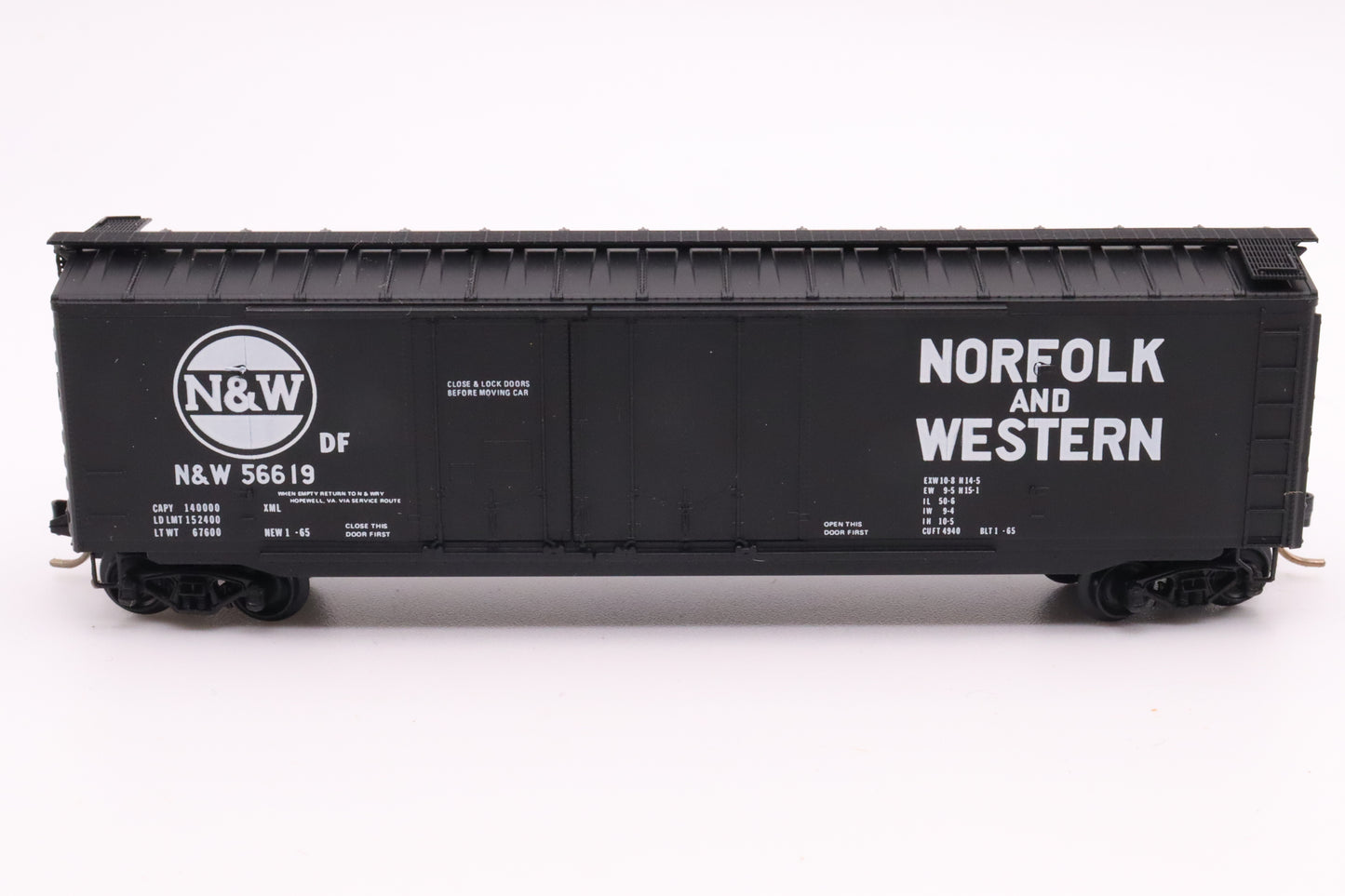 MTL-36020 - 50' Standard Box Car, Double Plug Doors - Norfolk & Western - N&W #56619