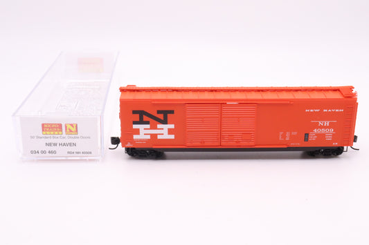 MTL-034 00 460 - 50' Standard Box Car, Double Doors - New Haven - NH#40509