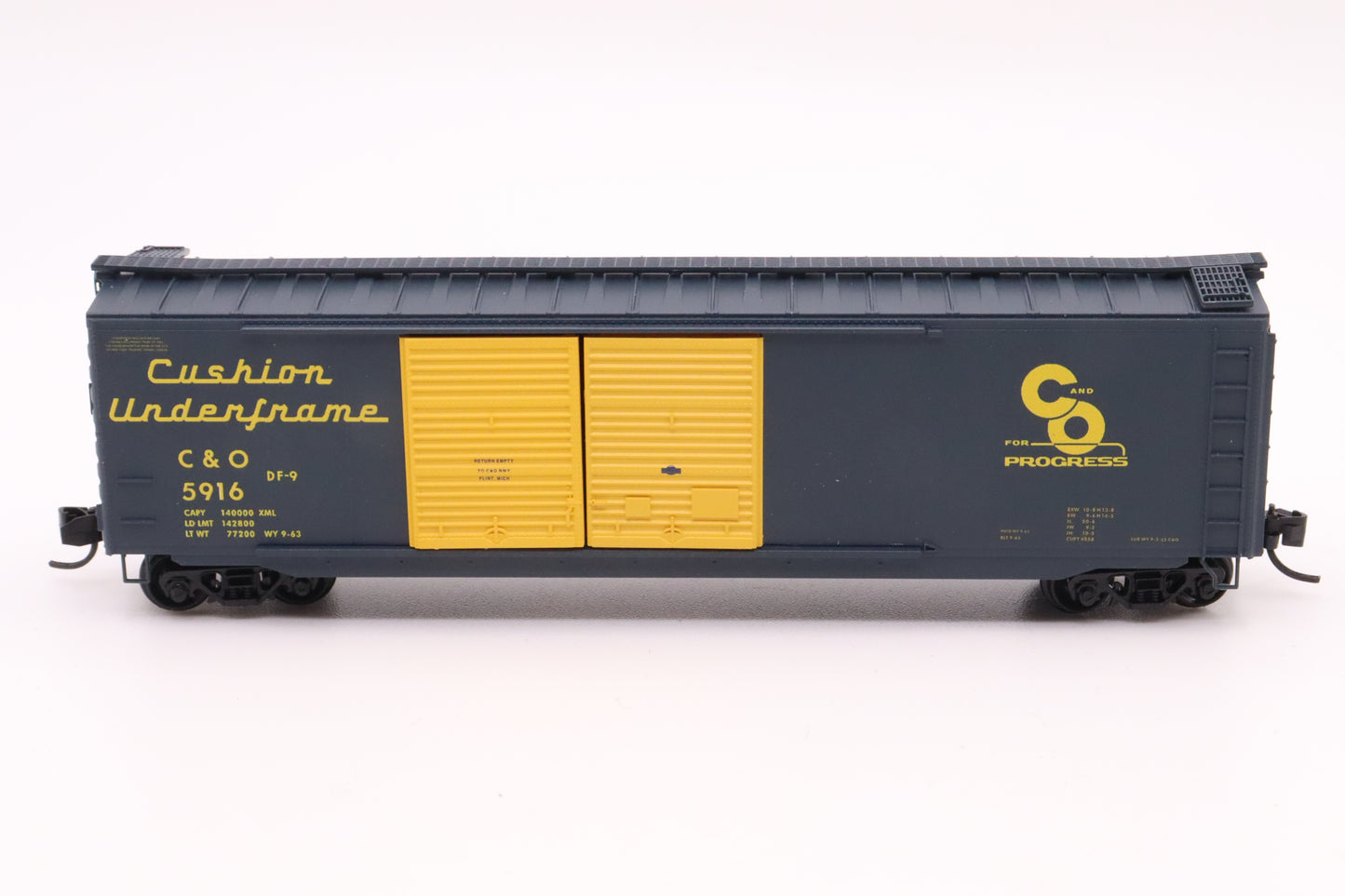 MTL-034 00 450 - 50' Standard Box Car, Double Doors - Chesapeake & Ohio - C&O #5916