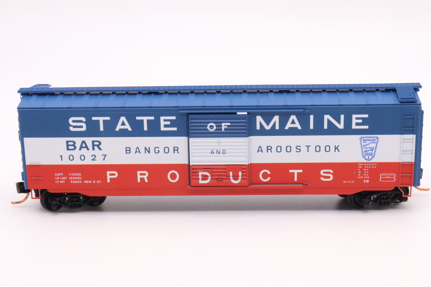 MTL-031 00 471 - 50' Standard Box Car, Single Door - Bangor & Aroostook - BAR #10027