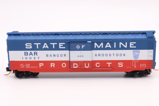 MTL-031 00 471 - 50' Standard Box Car, Single Door - Bangor & Aroostook - BAR #10027