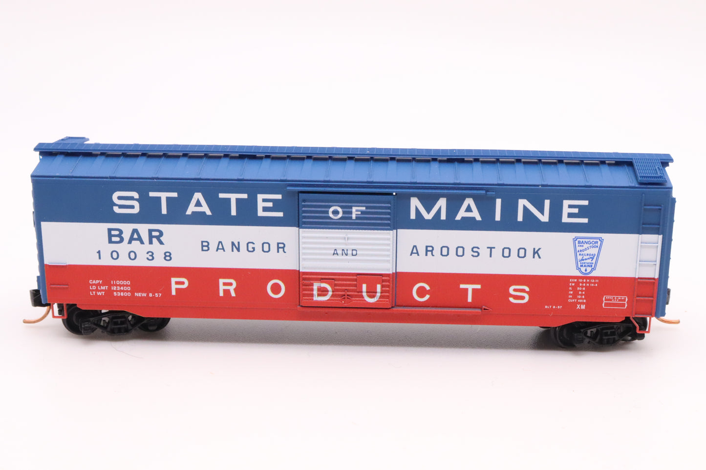 MTL-031 00 472 - 50' Standard Box Car, Single Door - Bangor & Aroostook - BAR #10038