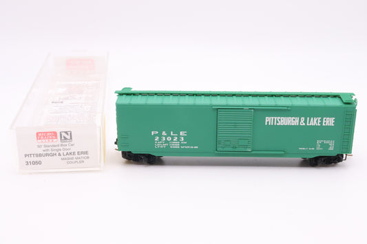 MTL-31050 - 50' Standard Box Car, Single Door - Pittsburgh & Lake Erie - P&LE-23023