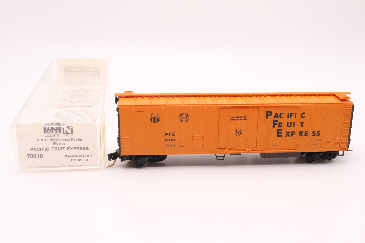 MTL-70010 - 51' 3 3/4" Rib Side Mechanical Reefer - Pacific Fruit Express - PFE #302212
