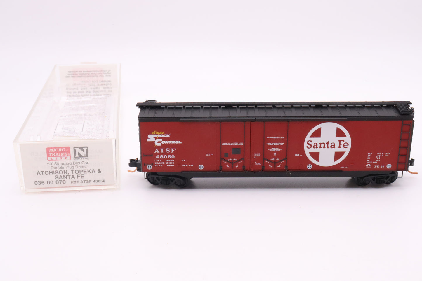 MTL-036 00 070 - 50' Standard Box Car, Double Plug Doors - Santa Fe - ATSF #48050
