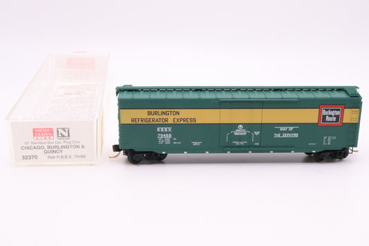 MTL-32370 - 50' Standard Box Car, Plug Door - Chicago, Burlington & Quincy - RBBX #79468