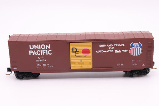 MTL-077 00 050 - 50' Std. Single Door Boxcar w/o Roofwalk - Union Pacific - UP #507406