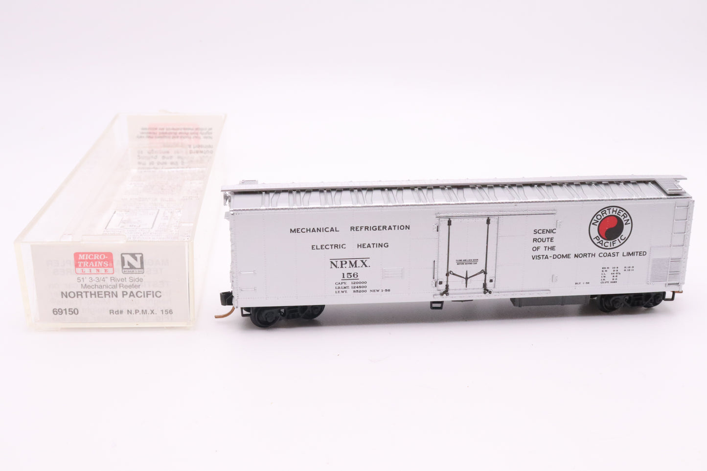 MTL-69150 - 51' 3 3/4" Rivet Side Mechanical Reefer -Northern Pacific - NPMX #156