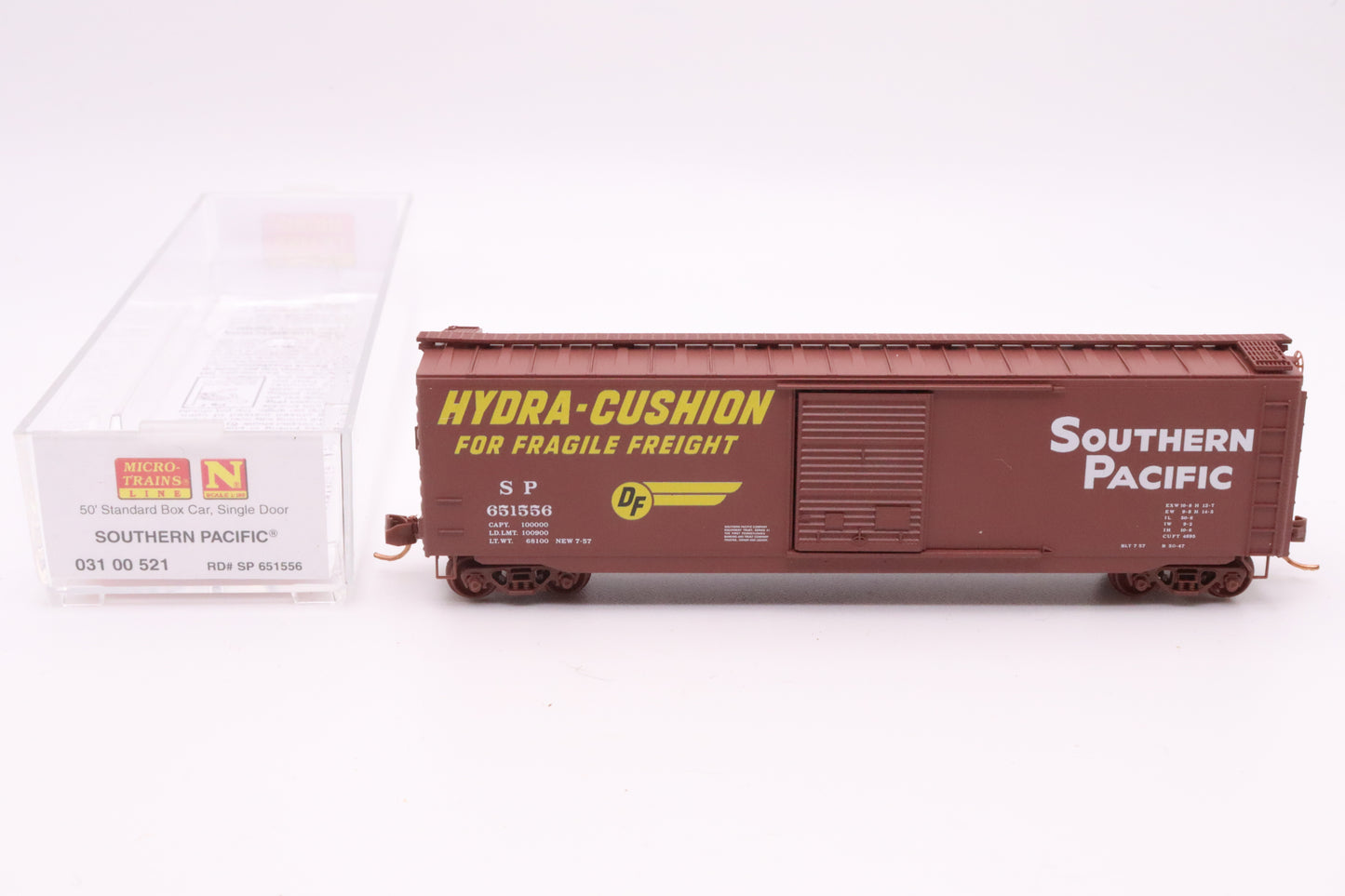 MTL-031 00 521 - 50' Standard Box Car, Single Door - Southern Pacific - SP#651556