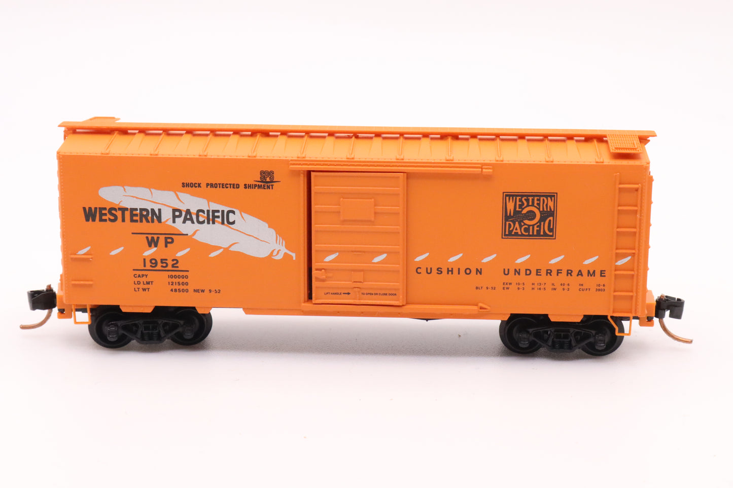 MTL-20506 - 40' Standard Box Car Single Door - Western Pacific - WP-1952