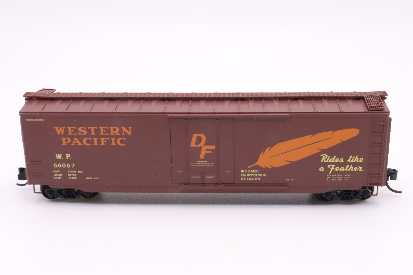 MTL-032 00 510 - 50' Standard Box Car, Plug Door - Western Pacific - WP #56057