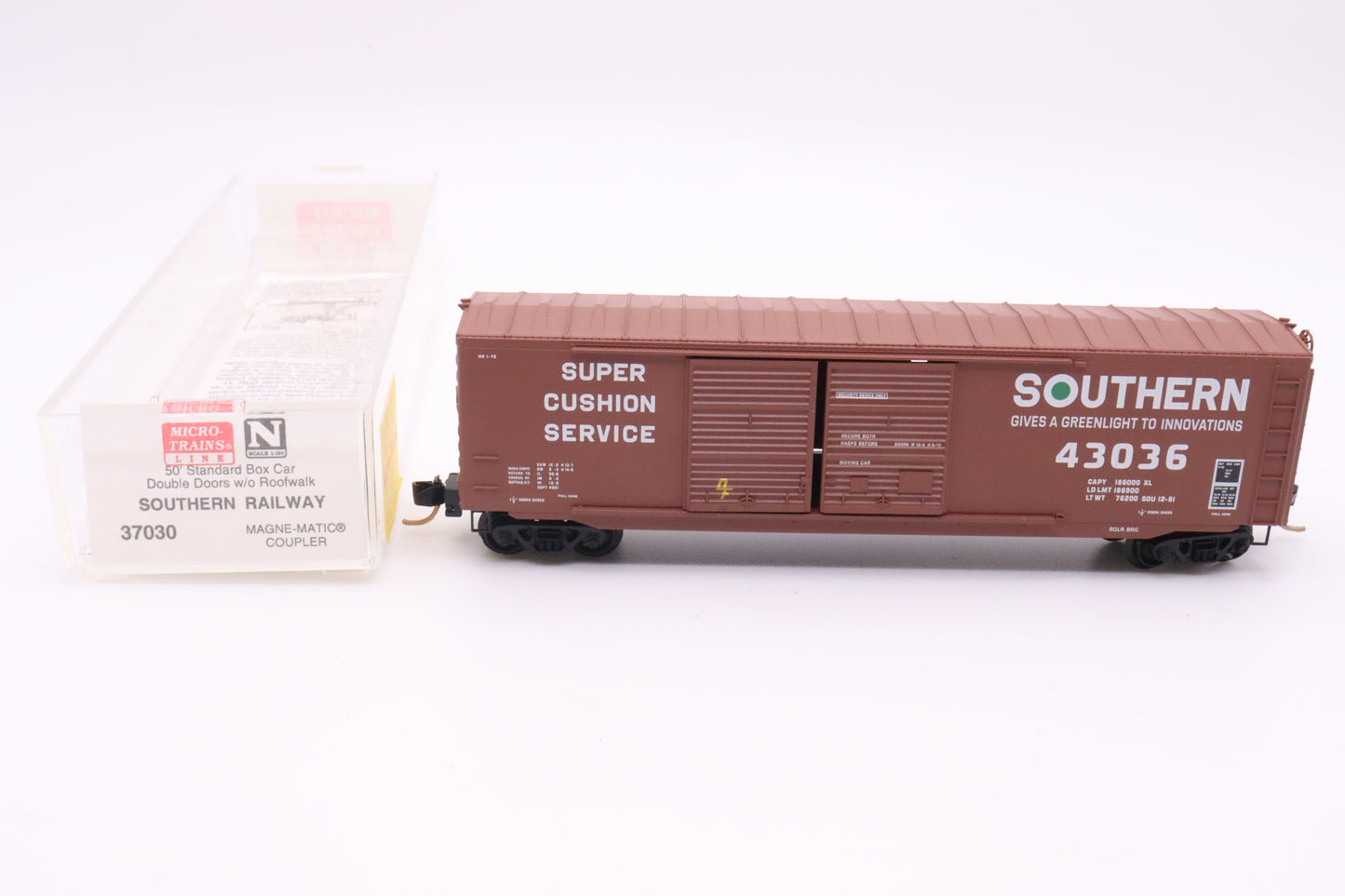 MTL-37030 - 50' Standard Boxcar Double Doors w/o Roofwalk - SOUTHERN - SOU-43036