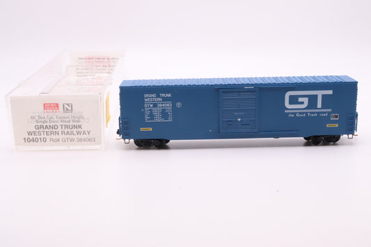 MTL-104010 - 60' Boxcar Excess Height Single Door Rivet Side - Grand Trunk Western Railway - GTW #384063
