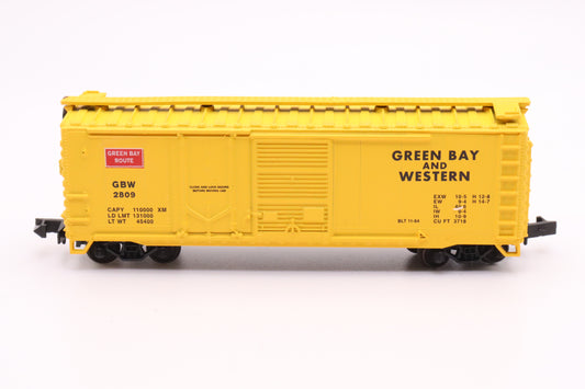 CC-1-001757(2) - 40' Boxcar Plug/Slide Door - Green Bay & Western - GBW #2809