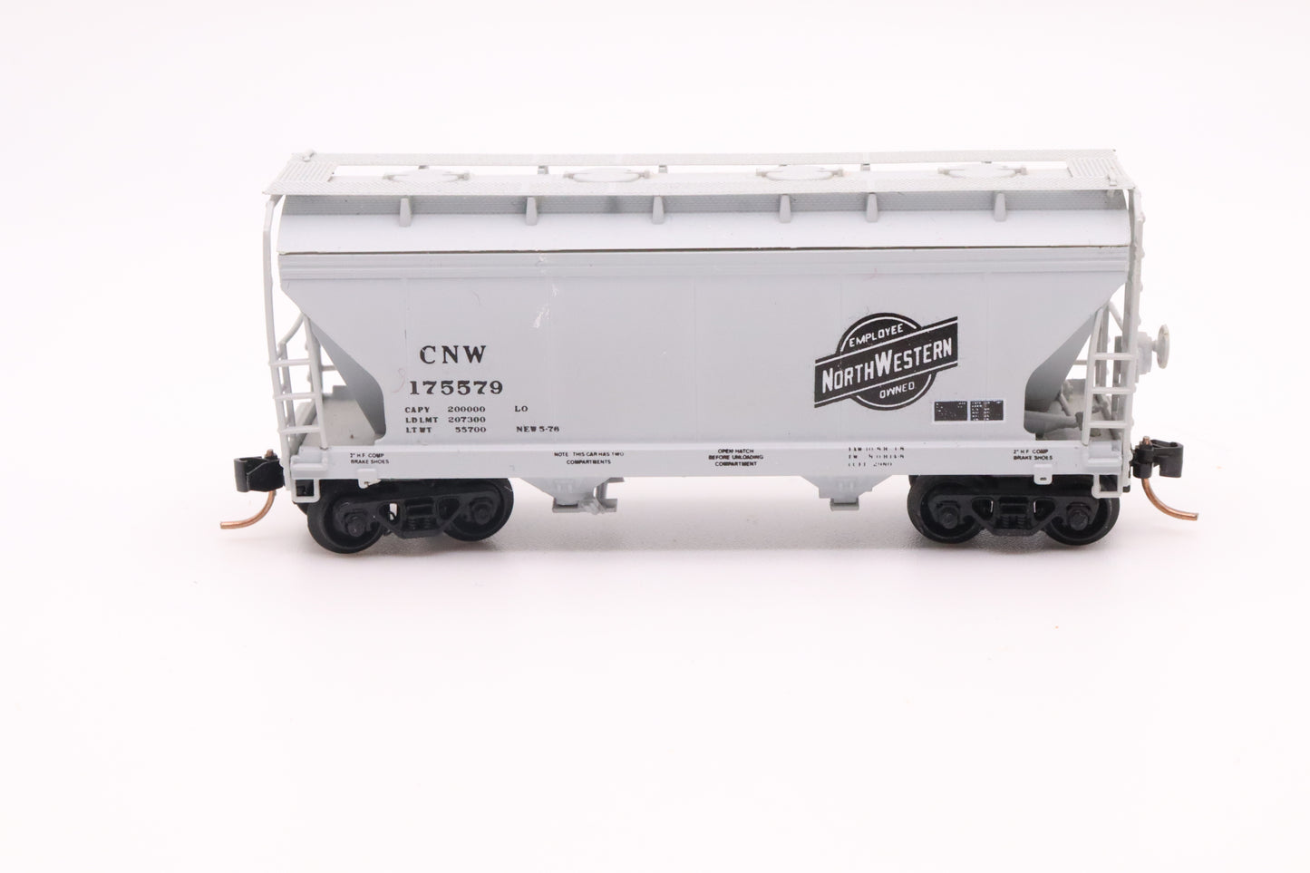 IMR-61501-10 - ACF Center Flow 2-Bay Hopper Kit - Chicago & Northwestern  Kit - CNW #175579 - (Pre-Built)