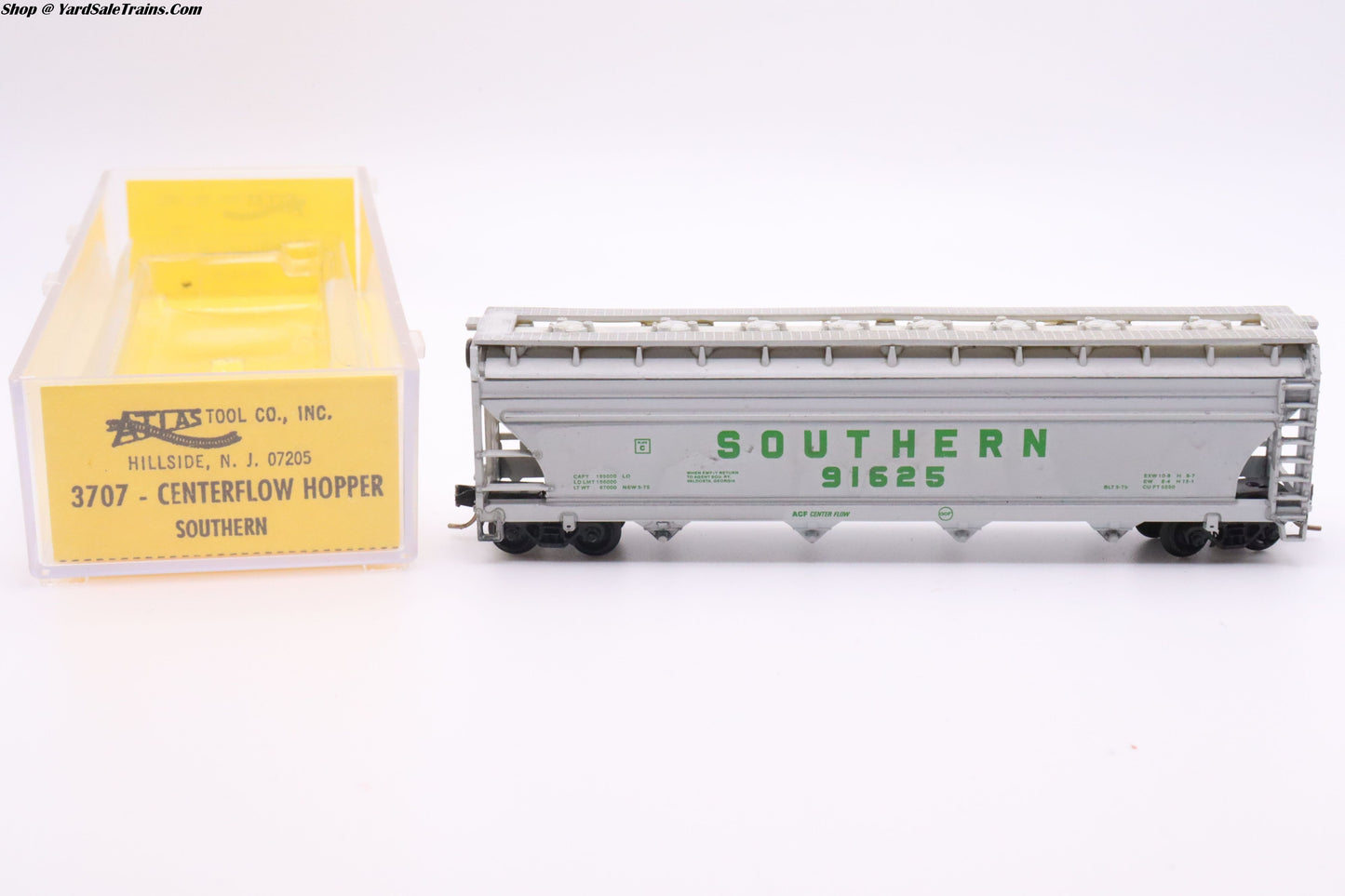 ATL-3707 - Centerflow Hopper Car - Southern - #91625 - Preowned
