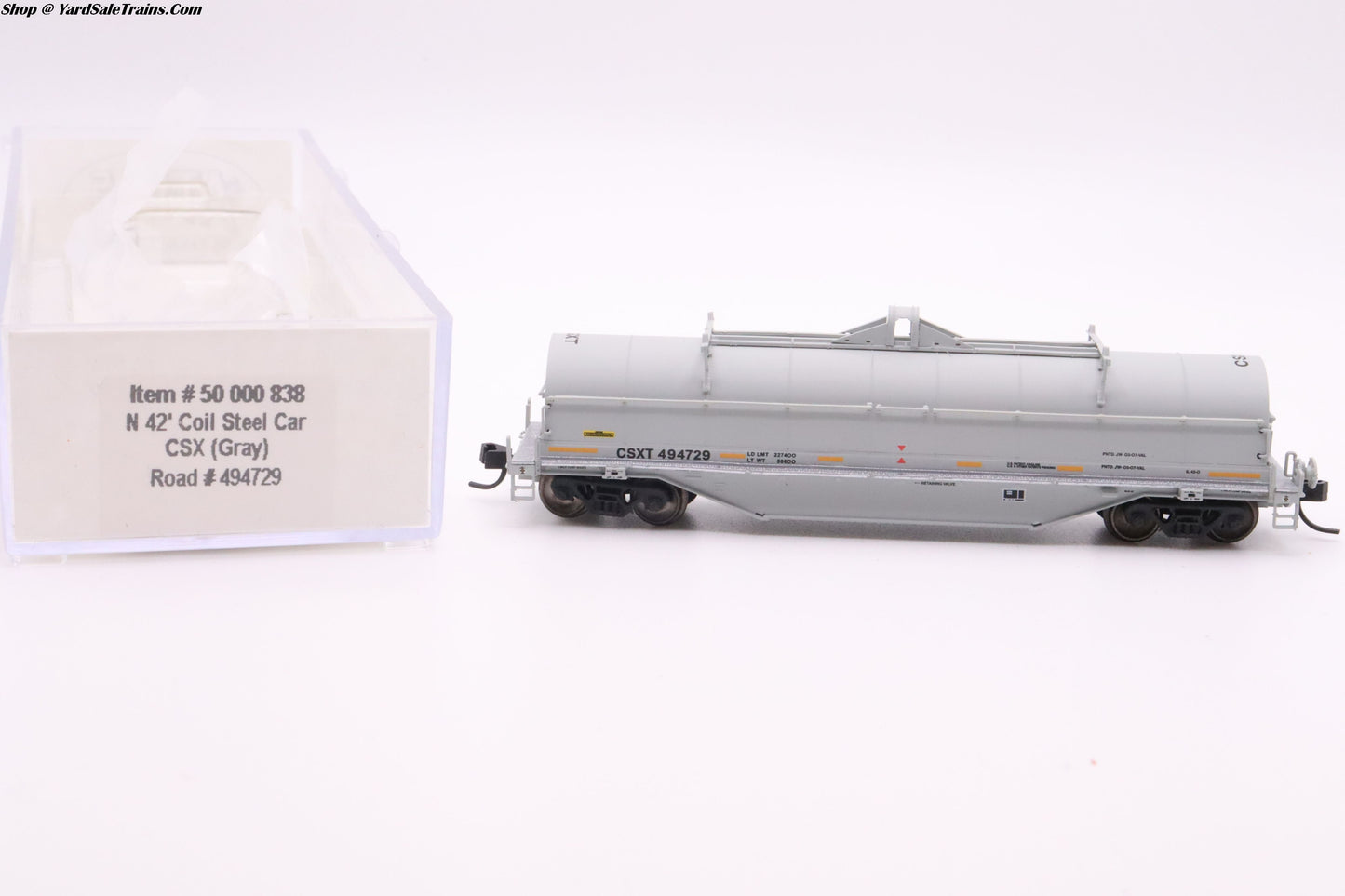 ATL-50 000 838 - 42' Coil Steel Car - CSX(Gray) - CSXT #494729