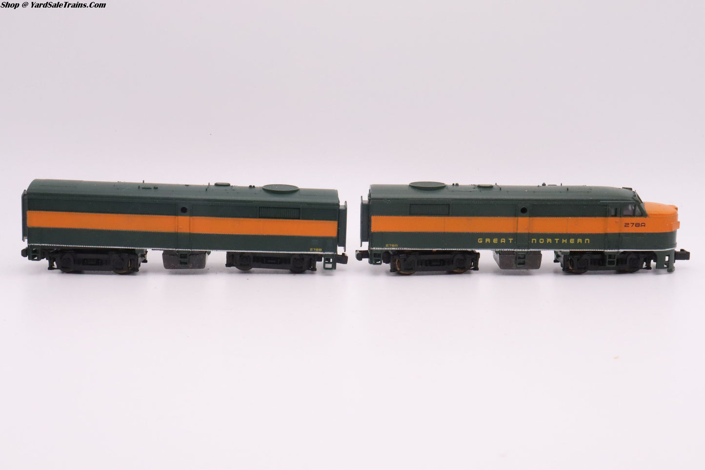 LL-7918 / LL-7919 - FA2/FB2 Locomotive Set - Great Northern - GN # 278A / 278B - N Scale - Preowned