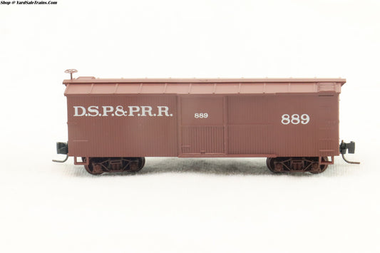 MTL - 800 00 170 - Box Car w/Single Door - Denver, South Park & Pacific Railroad - DSP&PRR #889 - Nn3 Scale - Preowned