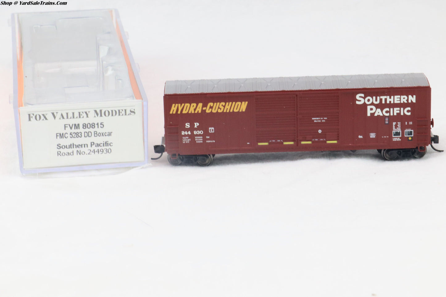 FVM-80815 - FMC 5283 DD Boxcar - Southern Pacific - SP #244930 - N-Scale - Preowned