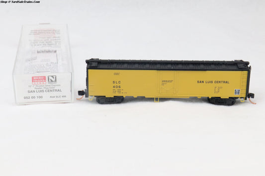 MTL-052 00 100 - 52' 2" Riveted Steel Express Reefer, Plug Door - San Luis Central - SLC #406 - N-Scale - Preowned