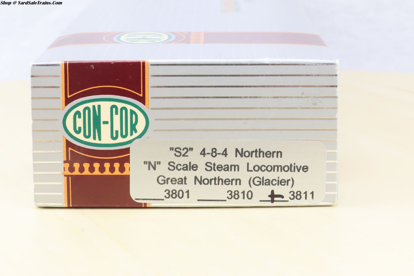 CC-3811 - "S2" 4-8-4 Northern Steam Locomotive - Great Northern (Glacier) - GN #2587 - N-Scale  - Preowned