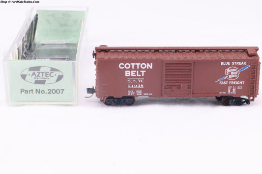 ATL-3429 - 40' PS-1 Boxcar - Cotton Belt - SSW #34038 - N-Scale - Preowned