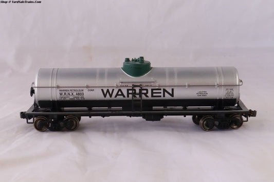 ATH-01576 - Single Dome Tank Car - Warren - WRNX #4803 - Built, Metal Wheels, Resistored - HO-Scale - Preowned