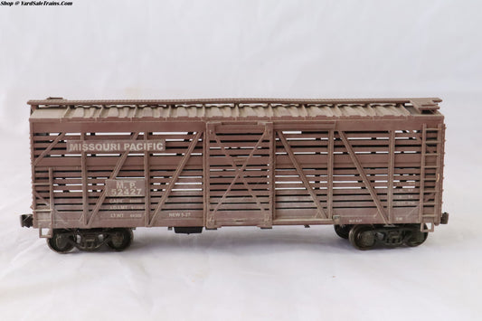 ATH-1778 - 40' Stock Car - Missouri Pacific - MP #52427 - Weathered - Built, Metal Wheels, Resistored - HO-Scale - Preowned