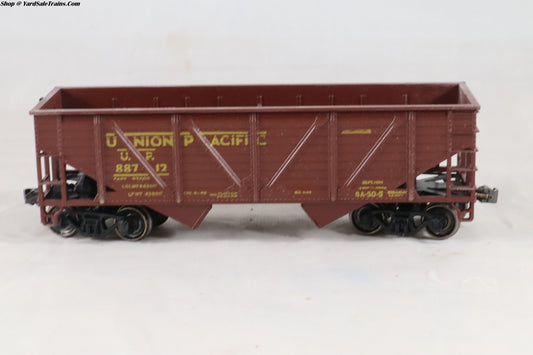 ATH-5426- 34' Open Hopper - Union Pacific - UP #88712 - Built, Metal Wheels, Resistored - HO-Scale - Preowned