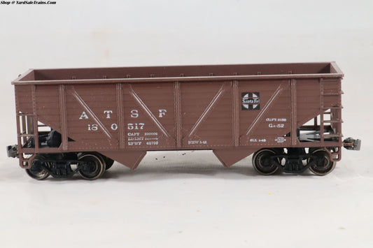 ATH-???? - 34' Open Hopper - Santa Fe - ATSF #180517 - Built, Metal Wheels, Resistored - HO-Scale - Preowned