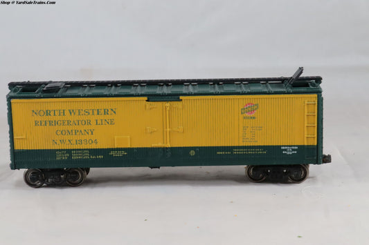 ATH-5215 - 40' Reefer Car - Chicago & North Western - NWX #13304 - Built, Metal Wheels, Resistored - HO-Scale - Preowned