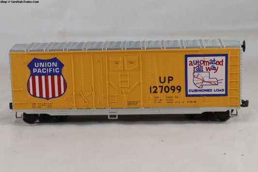 ATH-2098 - 40' Grain Loading Box Car - Union Pacific - UP #127099 - Built, Metal Wheels, Resistored - HO-Scale - Preowned