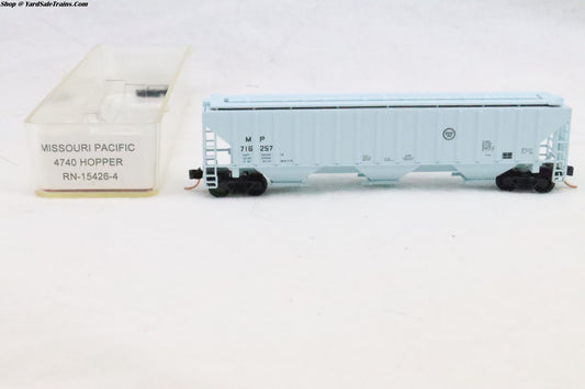 RED-RN-15426-4 - 4740 Covered Hopper - Missouri Pacific - MP #716257 - N-Scale - Preowned