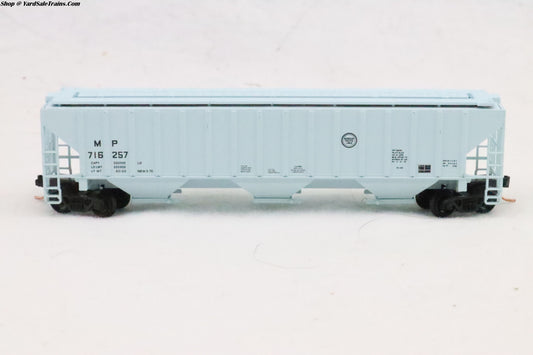 RED-RN-15426-4 - 4740 Covered Hopper - Missouri Pacific - MP #716257 - N-Scale - Preowned