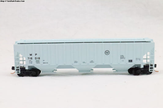 RED-RM-25426-2 - 4740 Covered Hopper - Missouri Pacific - MP #716018 - N-Scale - Preowned