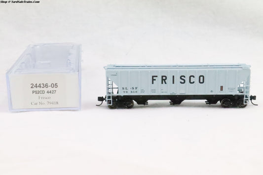 TW-24436-05 - PS2CD 4427 Hopper - Frisco - SLSF #79418 - N-Scale - Preowned