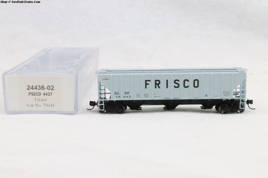 TW-24436-02 - PS2CD 4427 Hopper - Frisco - SLSF #79043 - N-Scale - Preowned