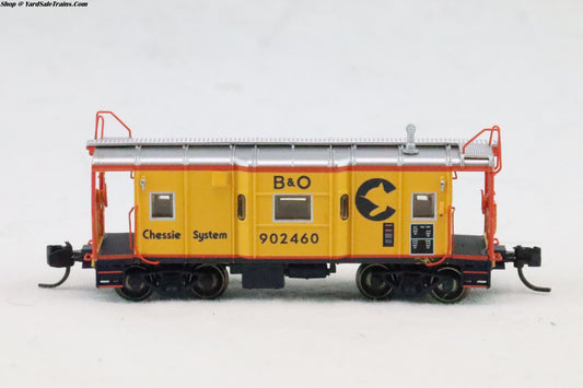 FVM-91224 - B&O Caboose - Chessie System 1983+ - B&O #902460 - N-Scale - Preowned