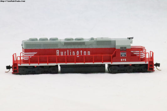 KAT-176-20N - SD40 Locomotive - Burlington - CB&Q #875 - N Scale - Preowned