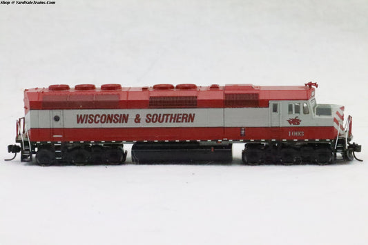 ATH-16838 - EMD F45 Locomotive - Wisconsin & Southern - WS #1003 - Wrong Box - N-Scale - Preowned