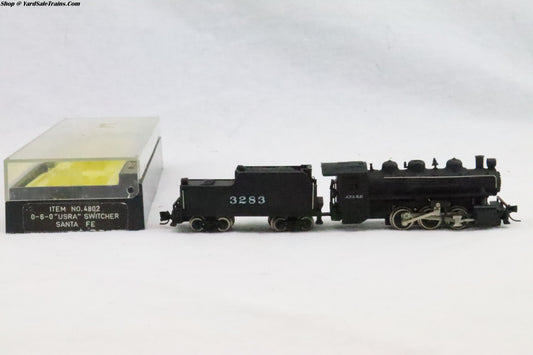 BCH-4802 - 0-6-0 "USRA" Switcher - Santa Fe - ATSF #3283 - N-Scale - Preowned