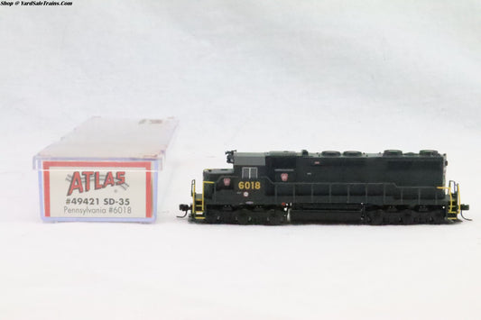 ATL-49421 - SD-35 Locomotive - Pennsylvania - PRR #6018 - N-Scale - Preowned