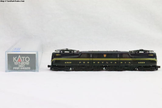 KAT-137-2012 - GG1 Locomotive - Pennsylvania - PRR #4929 - N-Scale - Preowned