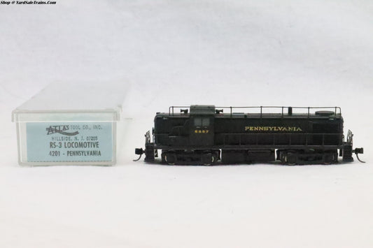 ATL-4201 - RS-3 Locomotive - Pennsylvania - PRR #5907 - N-Scale - Preowned