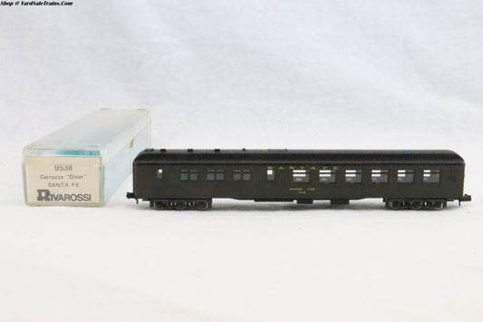 RIV-9538 - Dining Car - Santa Fe - Dining Car #1418 - N-Scale - Preowned